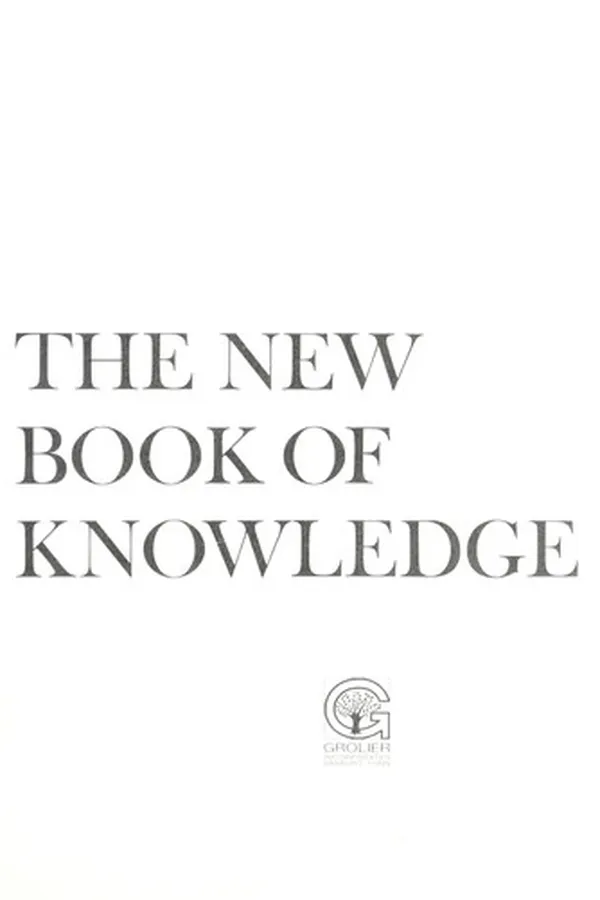 Capa de The New book of knowledge