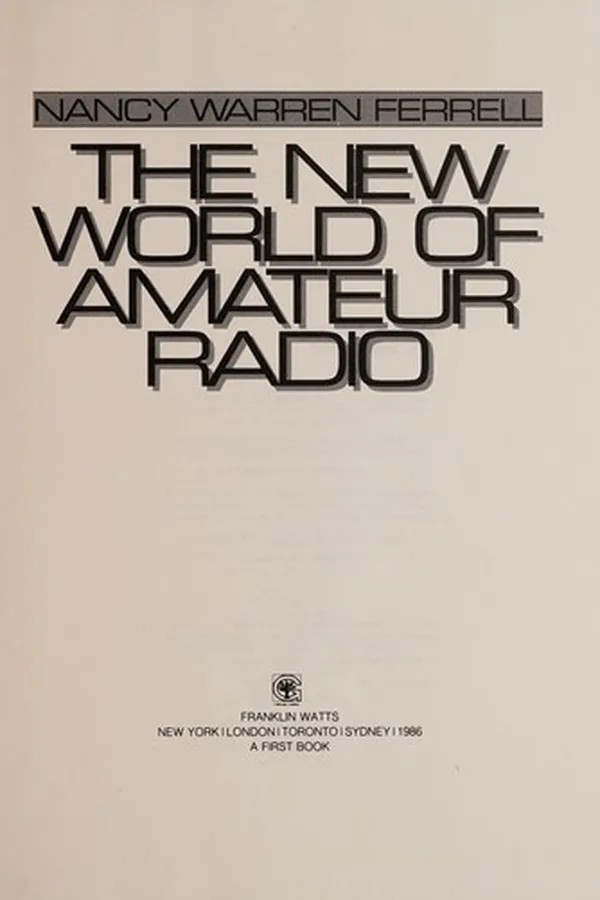Capa de The new world of amateur radio