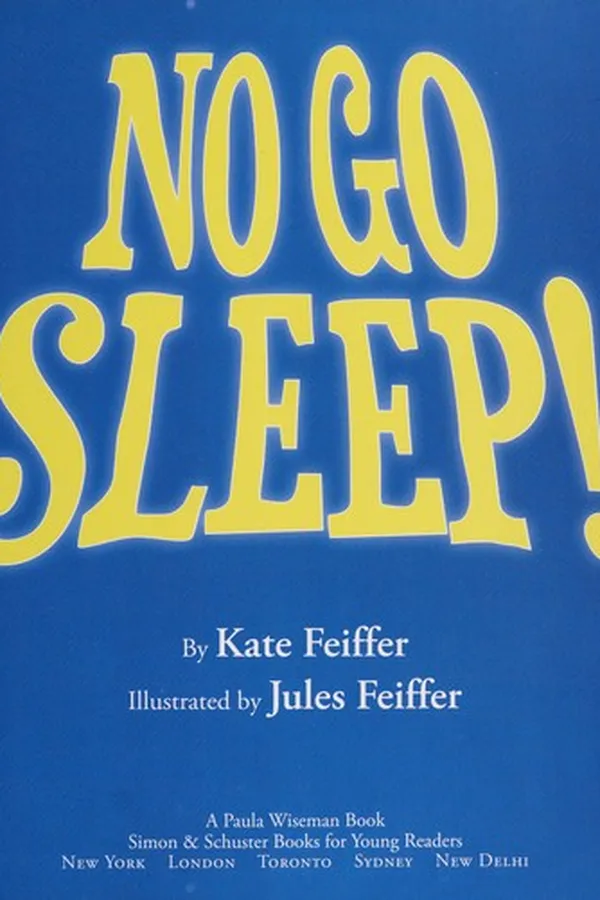Capa de No go sleep!