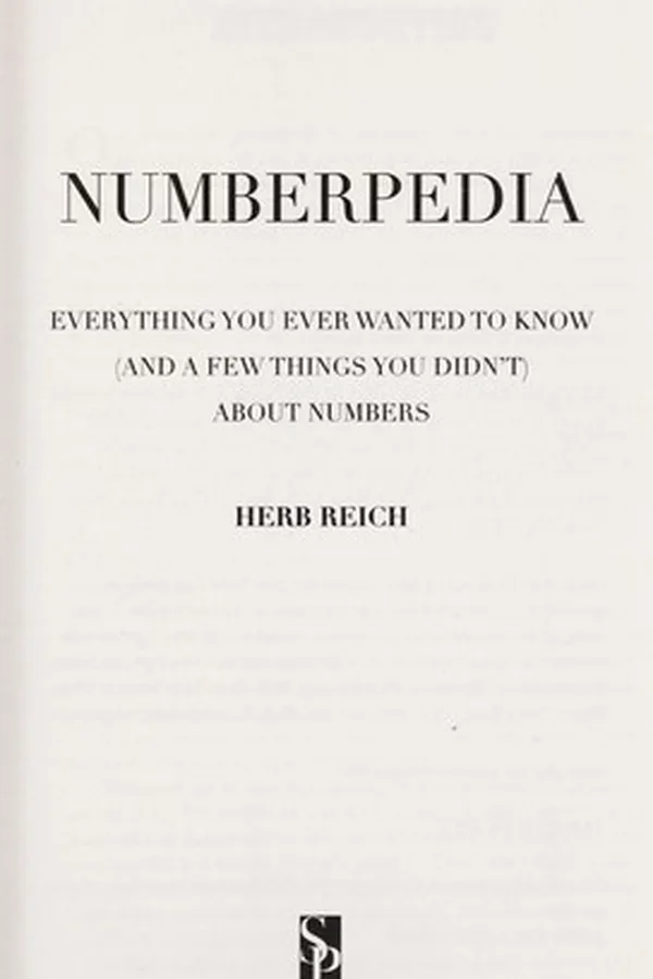 Capa de Numberpedia