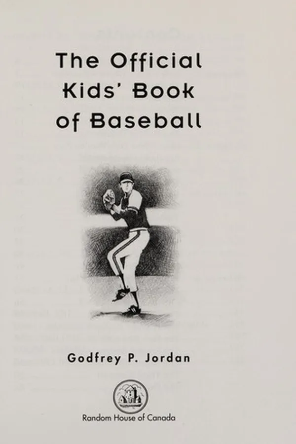 Capa de The official kids' book of baseball