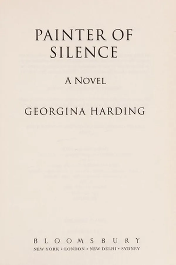 Capa de Painter of silence