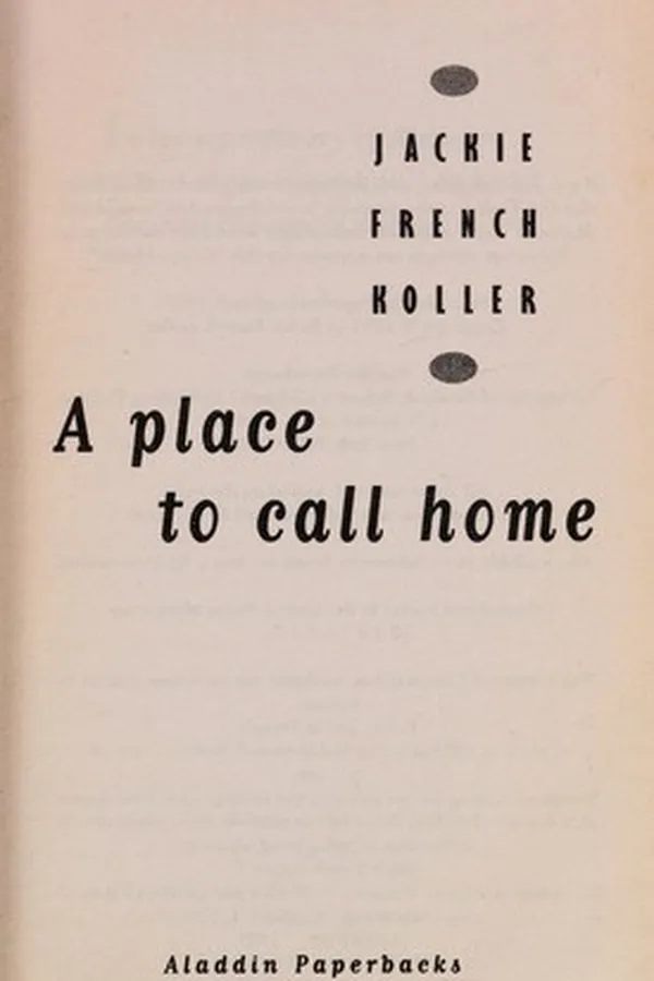 Capa de A place to call home