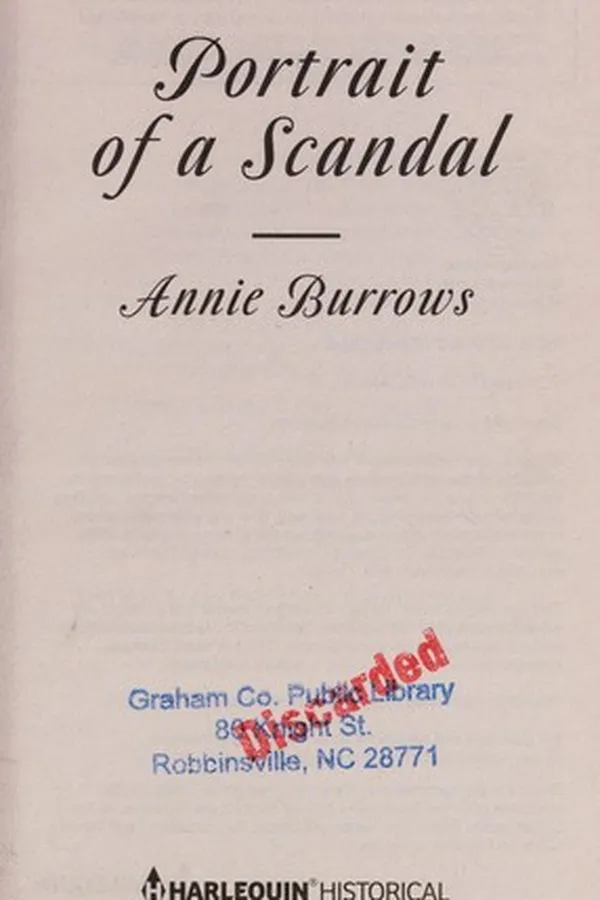 Capa de Portrait of a scandal