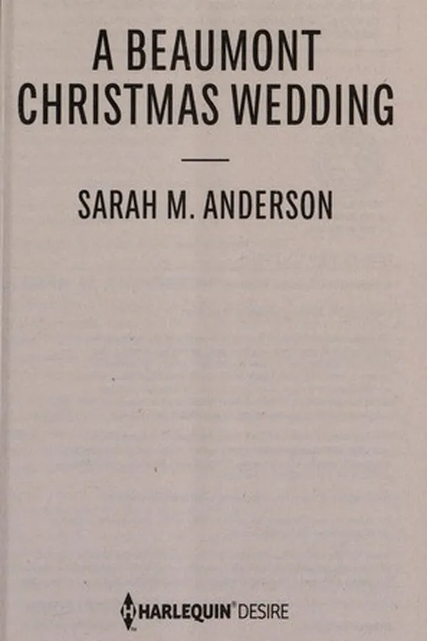 Capa de A Beaumont Christmas wedding