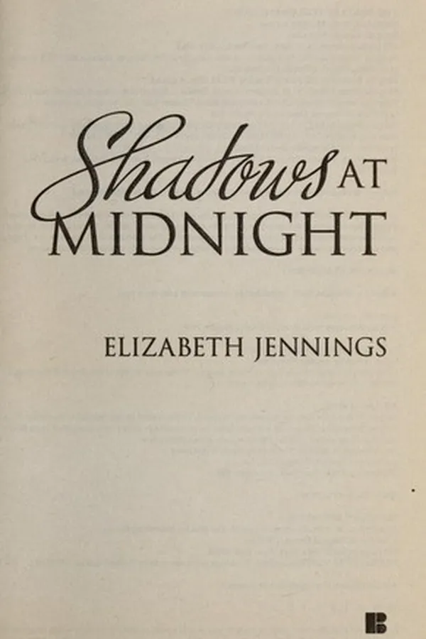 Capa de Shadows at midnight
