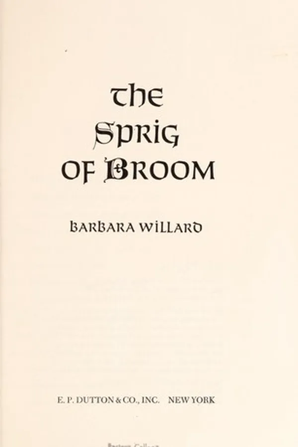 Capa de The sprig of broom