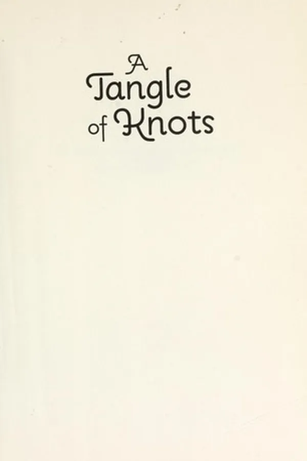 Capa de A tangle of knots