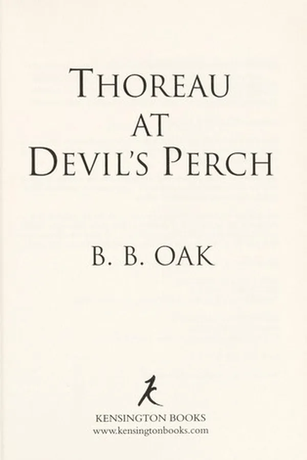 Cover of Thoreau at Devil's Perch