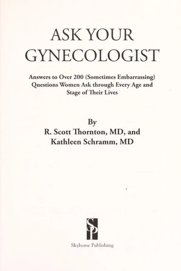 Capa de Ask your gynecologist