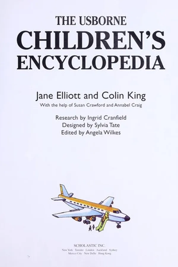 Capa de The Usborne children's encyclopedia