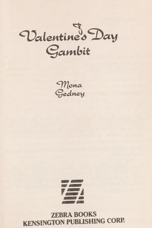 Capa de A Valentine's Day Gambit
