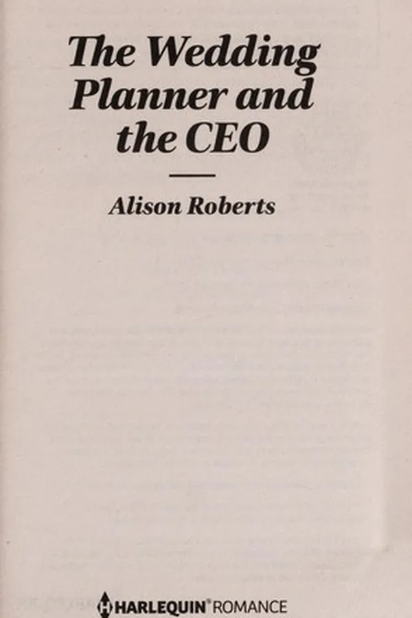 Capa de The Wedding Planner and the CEO