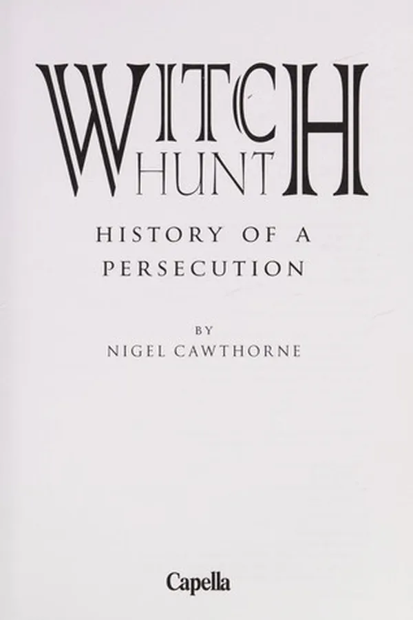 Capa de Witch hunt