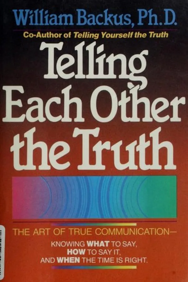 Capa de Telling each other the truth