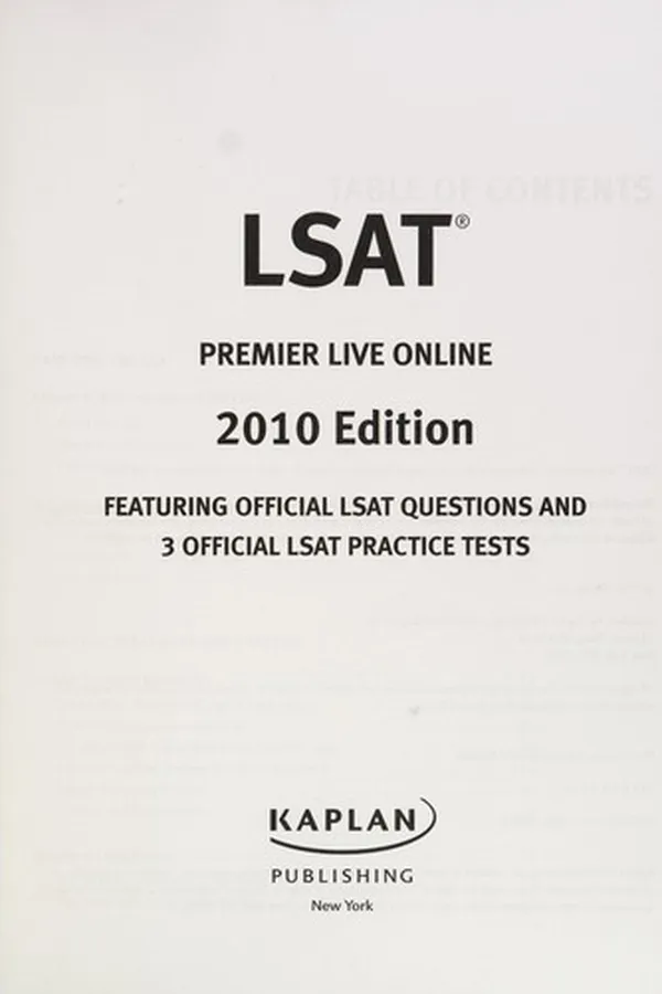 Capa de LSAT premier live online