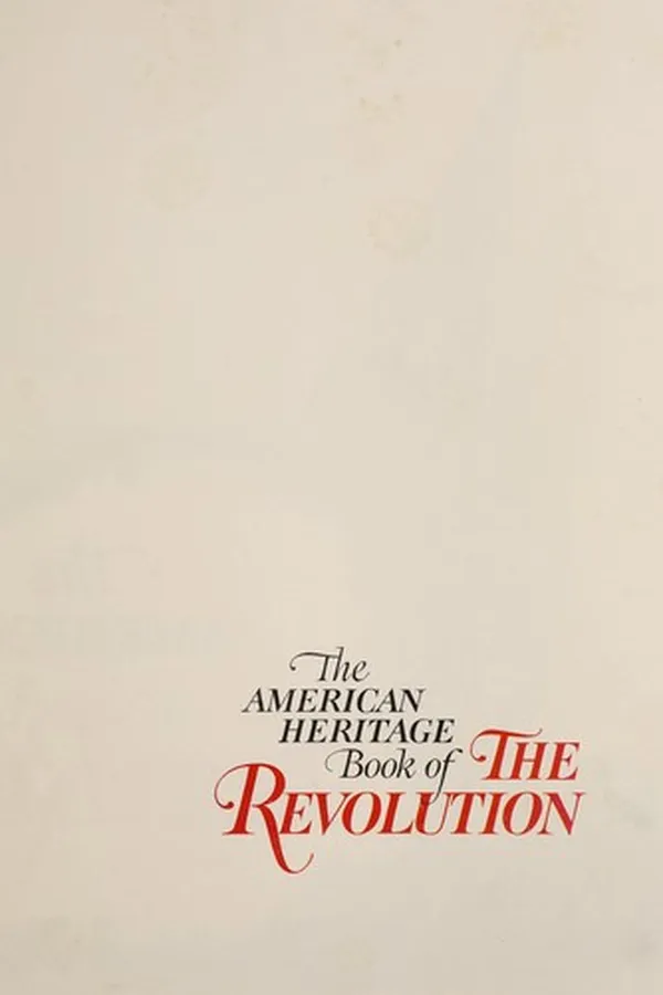 Capa de The American heritage book of the Revolution
