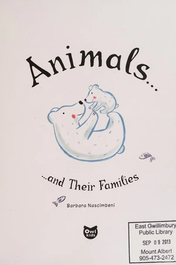 Capa de Animals-- and their families