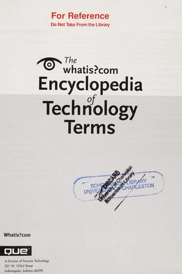 Capa de The Whatis?com's encyclopedia of technology terms