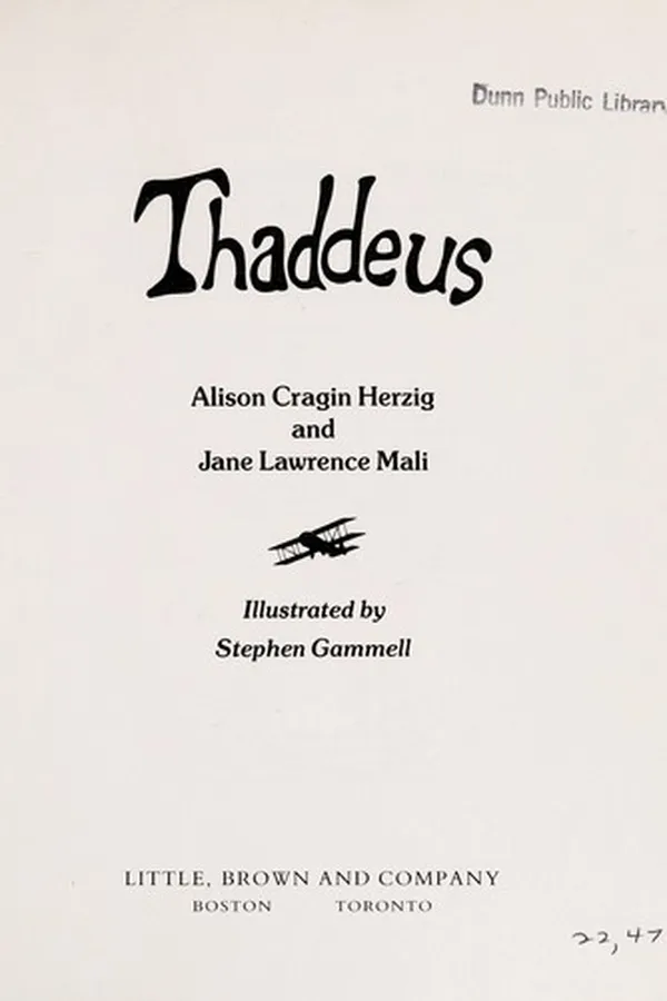 Cover of Thaddeus