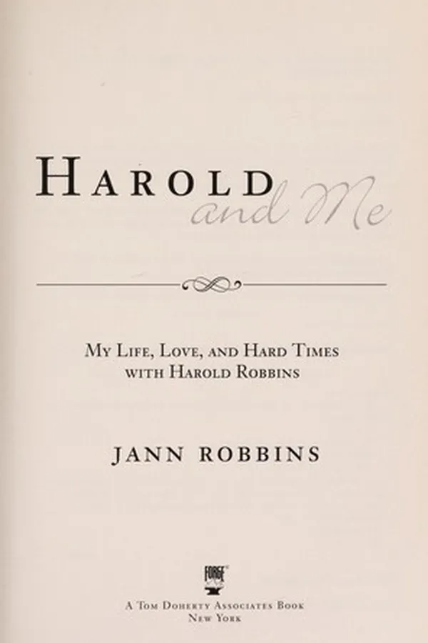 Capa de Harold and me