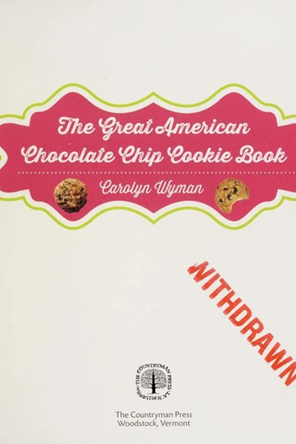 Capa de The great American chocolate chip cookie book
