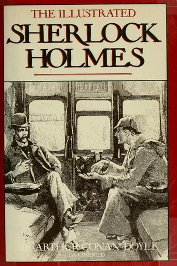 Capa de Works (Adventure of the Bruce-Partington Plans / Adventure of Wisteria Lodge / Adventures of Sherlock Holmes / Hound of the Baskervilles / Memoirs of Sherlock Holmes / Return of Sherlock Holmes / Sign of Four / Study in Scarlet)