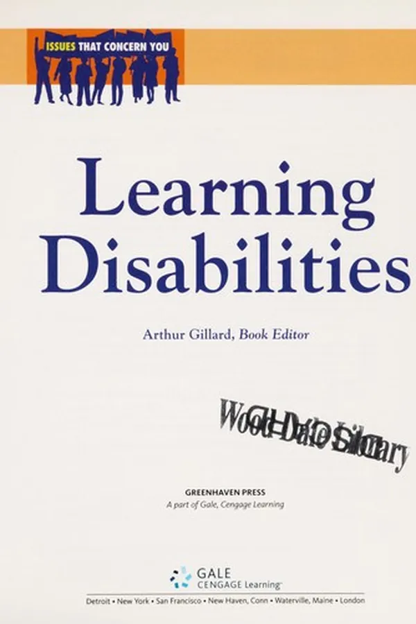 Capa de Learning disabilities