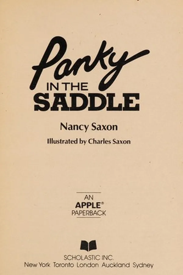 Capa de Panky in the saddle