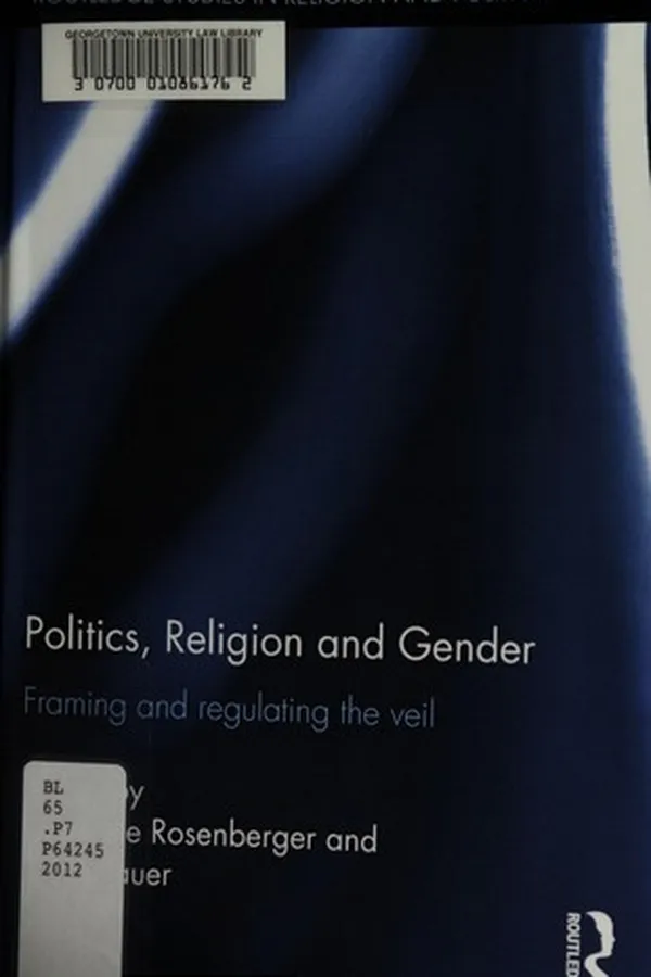 Capa de Politics, religion and gender