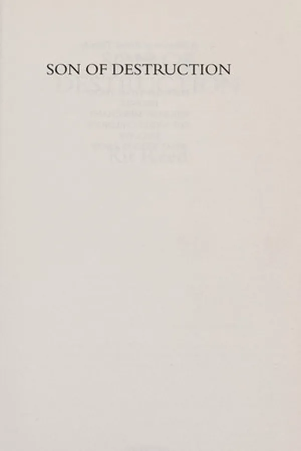 Capa de Son of destruction