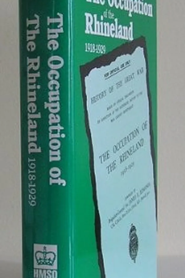 Capa de The occupation of the Rhineland, 1918-1929