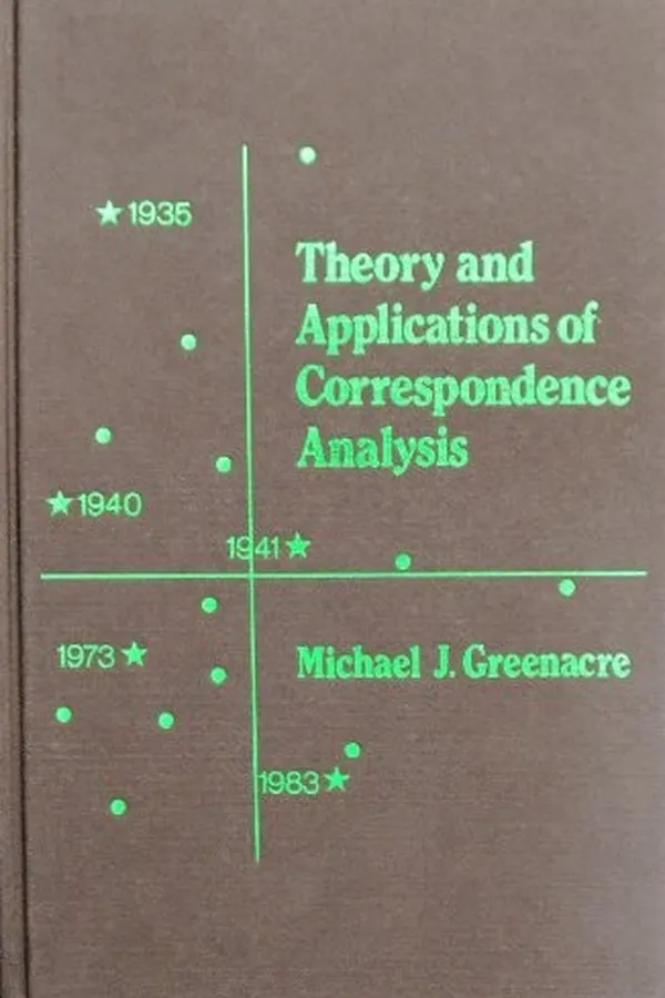 Capa de Theory and applications of correspondence analysis