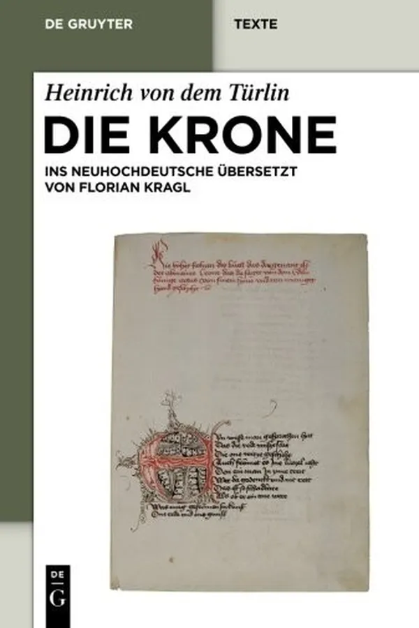 Capa de Die Krone (de Gruyter Texte) (German Edition)