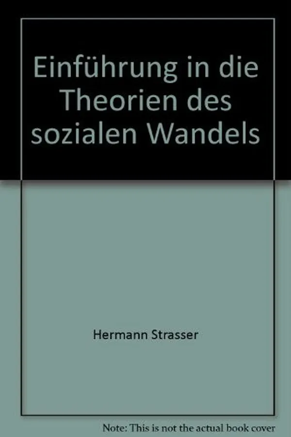 Capa de Einführung in die Theorien des sozialen Wandels
