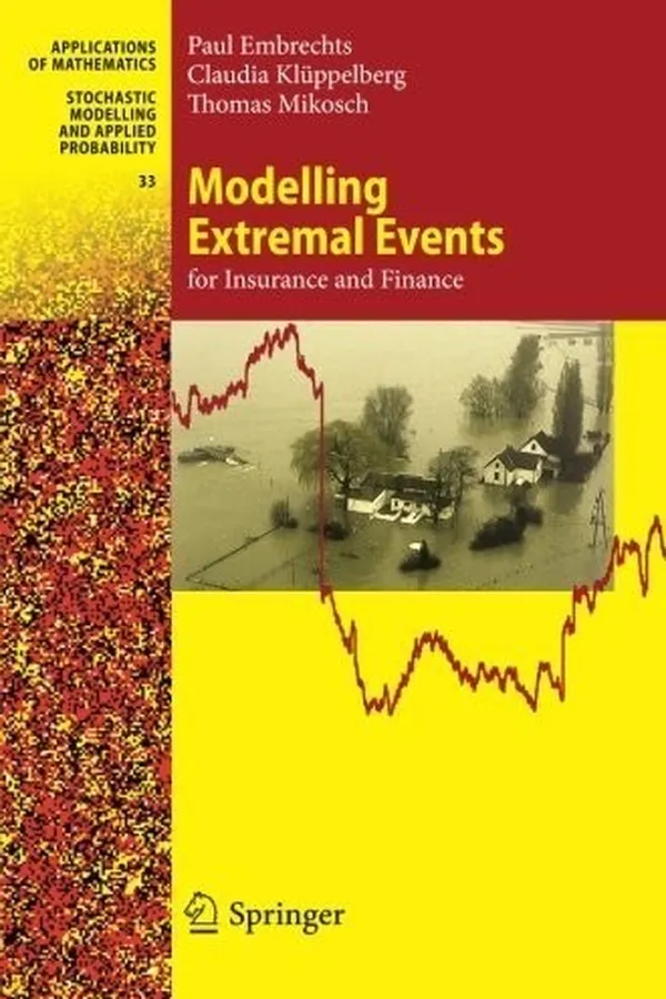 Capa de Modelling Extremal Events: for Insurance and Finance (Stochastic Modelling and Applied Probability Book 33)