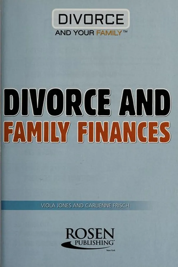 Capa de Divorce and family finances