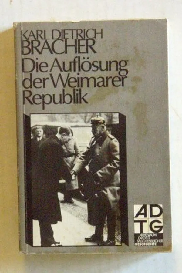 Capa de Die Auflösung der Weimarer Republik