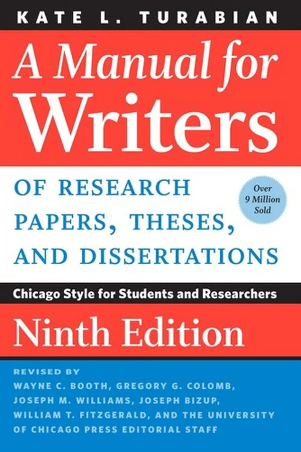 Capa de A Manual for Writers of Research Papers, Theses, and Dissertations, Ninth Edition
