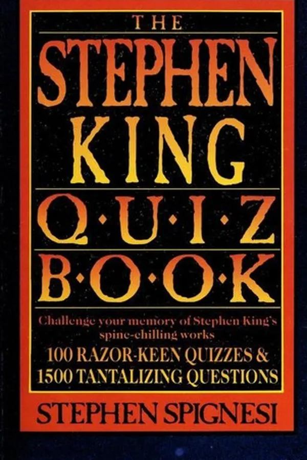 Capa de The Stephen King Quiz Book
