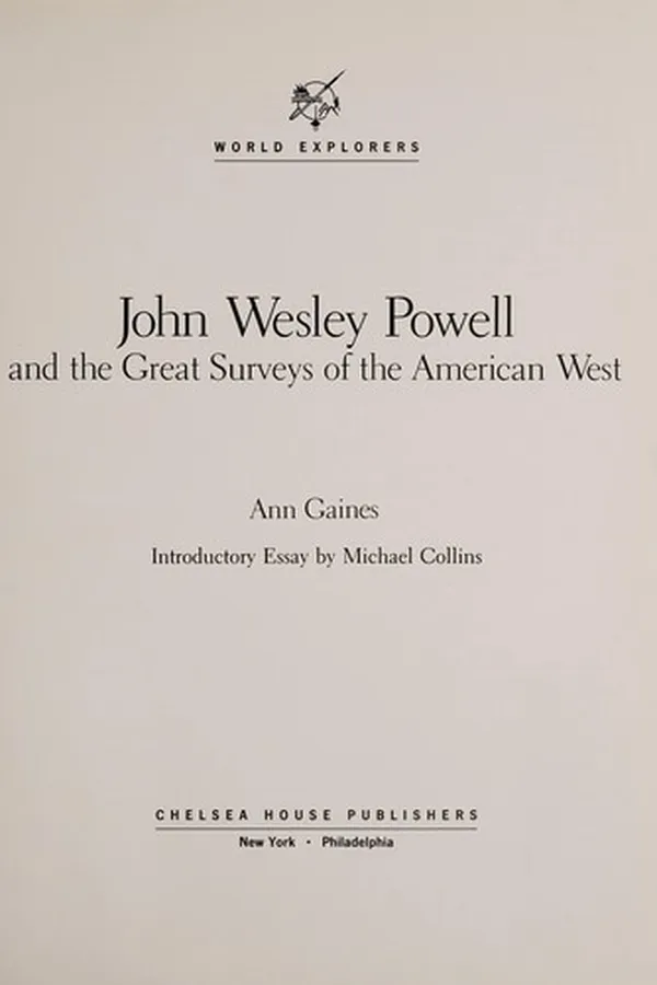 Capa de John Wesley Powell and the great surveys of the American West