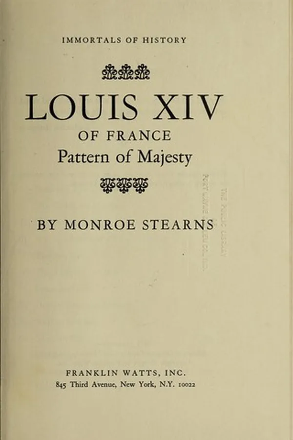 Capa de Louis XIV of France