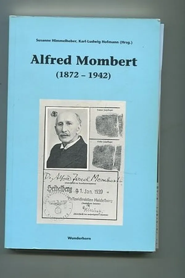 Capa de Alfred Mombert, 1872-1942