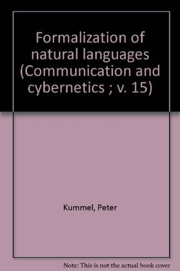 Capa de Formalization of natural languages