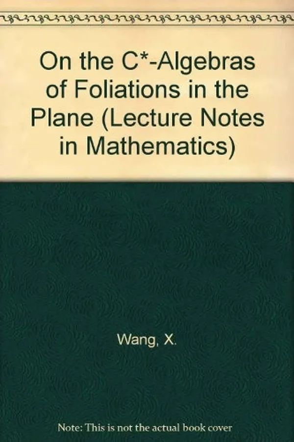 Capa de On the C*-algebras of foliations in the plane