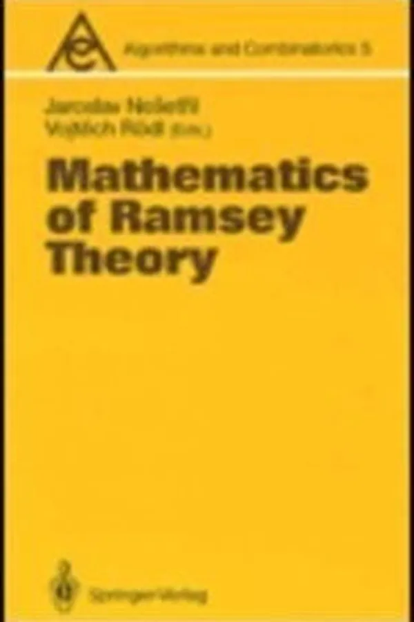 Capa de Mathematics of Ramsey theory
