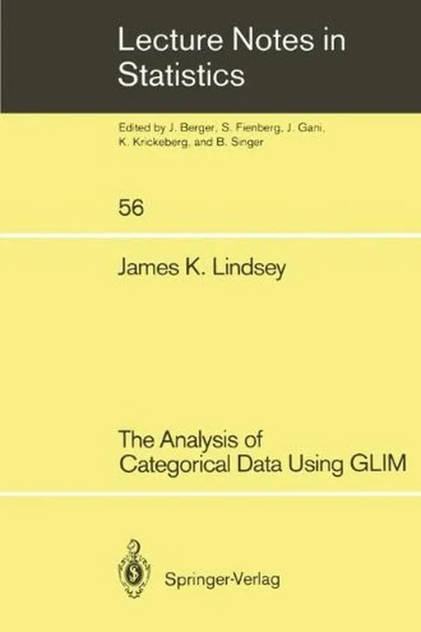 Capa de The analysis of categorical data using GLIM