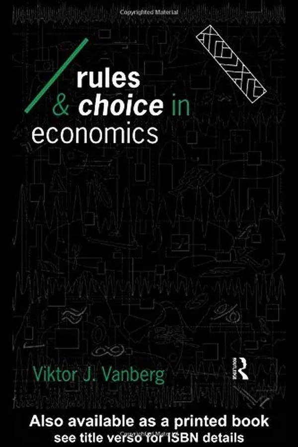 Capa de Rules and choice in economics