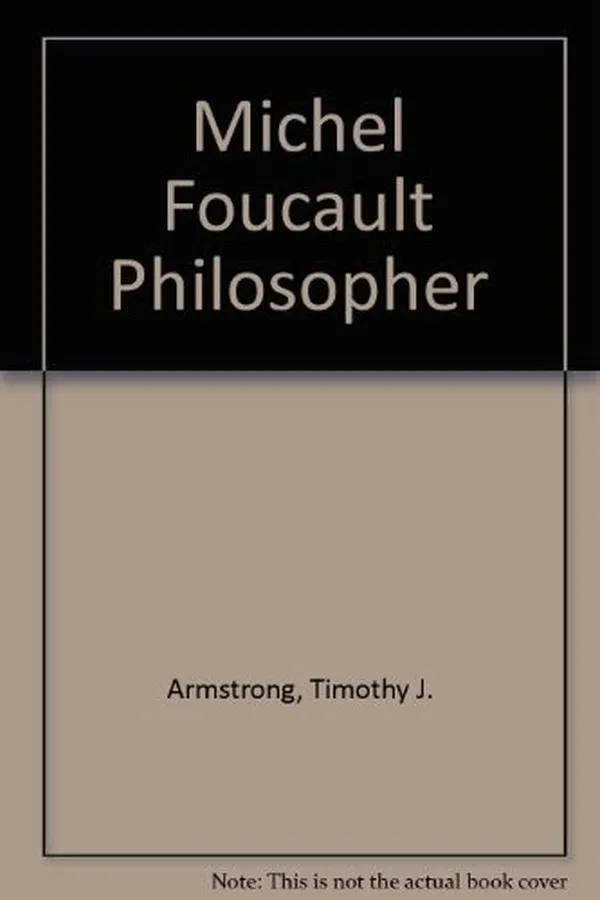 Cover of Michel Foucault, philosopher