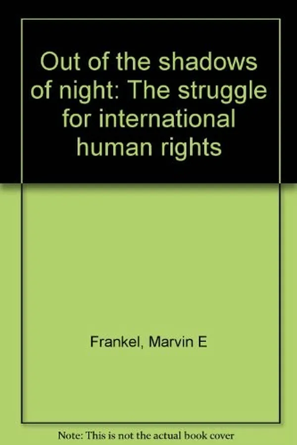 Capa de Out of the shadows of night